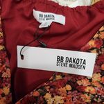 BB Dakota By Steve Madden Don't Ruche Me Top Pumpkin Kaija Floral Size Small NWT Photo 6