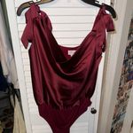 Le lis Maroon Body Suit Photo 0