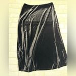 CeCe  Velvet Black A-Line Skirt Photo 2