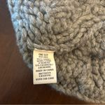 Abercrombie & Fitch Abercrombie Y2K Cashmere Cable Knit Beanie Unisex One Size Gray Hat Winter Ski Photo 5