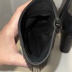 Bernardo Honour Ankle Boot w Metal Fringe Black Leather Bootie Women’s 7.5 Photo 9
