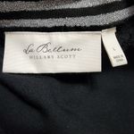 La Bellum Hillary Scott black lace contrast french terry sweatshirt size large Photo 5