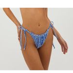 Beach Riot  Cara Gingham Bikini Bottoms - NWT - Size L Photo 2