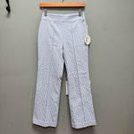 STAUD  Knack Pants Sky Micro Check Baby Blue Gingham S Photo 4