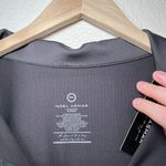 Noel Asmar Womens 3XL Gray Short Sleeve Zip Golf Polo Shirt Photo 4