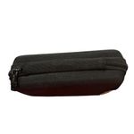 TUMI Black Hard Cover Textured Zippered Delta Travel Pouch Photo 3