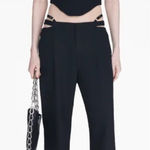 Dion Lee Float Corset Style Tank Top Y2K Minimalist Zip Crop Black Size 0 Photo 0