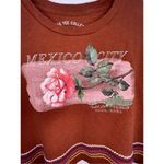 Aero “Mexico City” Graphic Square Cropped Tee Brown Photo 1