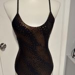 PilyQ Gold Star Metallic Farrah Swimsuit - Size S - New With Tags. Photo 3