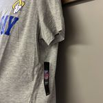 NFL LA Rams Sunday Football Women’s Short Sleeve Heather Gray T-Shirt- Large Photo 9