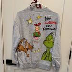 Dr. Seuss  Gray Grinch and Max Graphic Sweatshirt Photo 2