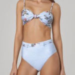 Agua Bendita Tunisia Alicia High Waisted Belted Bikini Bottom NWT Size XL Photo 0