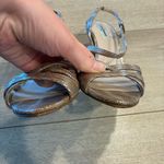 LK Bennett  Lourdes Metallic Leather Slingback Pump Heel Size 37/7 Photo 2