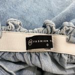 Fashion to figure FTF Off Shoulder Cold Shoulder Denim Blouse Photo 8