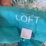 Loft Lace High Waist Turquoise White Shorts Photo 5