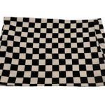 Topshop  Black & White Checkered Bandeau Crop Top Size 2 Photo 1