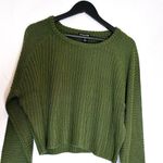 Pretty Little Thing NWT Plus Khaki Green Cropped Rib Knit Sweater Jumper Size XXXL Photo 5