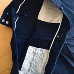 Talbots  Cotton Bermuda Shorts, Navy Blue, Size 14 (Inseam 10.5 in) Photo 9