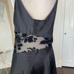 Ivy & Annabelle Early 2000's Whimsygoth Black Crushed Velvet Satin Mini Slip L Size L Photo 2