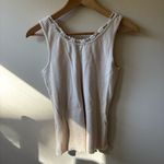 Energie  Cream Lace-Trim Tank Top Photo 4