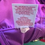 Xhilaration  Juniors' Neon Purple Ribbed U-Neck One Piece Swimsuit - Small - NWT Photo 2