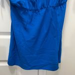 Amanda Uprichard Blue Olympus Dress Size Large $185 Photo 2
