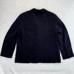 Eileen Fisher Wool Blend Blazer Jacket Career Office Black Size M Photo 5