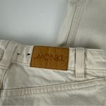 Monki  Off-White Straight Jeans Photo 4