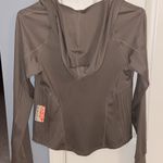 NWT FP Movement Olive Green 2 Zipper Jacket Size M Photo 5