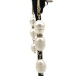Ettika NWT 18K Gold-Plated 10MM Freshwater Pearl Cubic Zirconia Dangle Earrings Photo 3