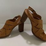 Madewell  Cindy Braided Desert Camel Brown Sandals 7.5 Leather Shoes Excellent Photo 11