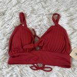 Body Glove Bikini top SENSES OLIVIA TRIANGLE front/back tie CHERRY Size D Cup Photo 1