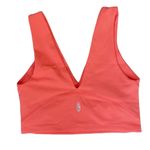 Free People V-Neck Sports Bra NWOT Size Small Orange Photo 1