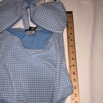Moeva Bruna Gingham Baby Blue Swimsuit Size UK XS One Piece London NEW Photo 9