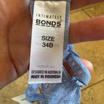 5/$65 Bonds Intimately Womens Bra 34B Lace Deep V Bra Sheer Underwire Blue NEW Size undefined Photo 4