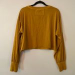 We The Free  Burnt Orange Cropped Oversized Long Sleeve Lounge Women's size Small Photo 5