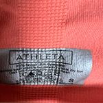Athleta  Coral Orange Half Zip Tracker Long Sleeve Running Shirt Size Small Photo 7