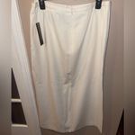 Norton Mcnaughton  long Cream Skirt NWT with back slit woman’s size 14 Photo 1