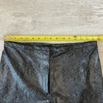 Vintage Snake Skin Pants Sz 14 Extra Long Wide Leg Blue Silver David Paul Photo 3