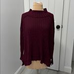 Free People Clarissa Mockneck Burgundy Photo 3