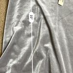 Madewell Silver Velvet Pajama Cami Tank Top Photo 5