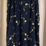 Radcliffe Floral Navy Blue Skirt Size 18 Photo 0
