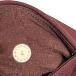 Lululemon Tied To It Crop 21" Black Cherry Leggings Yoga Capri Pants Size 4 Photo 4