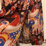 Taavi Peacock & Elephant Side Slit Size 28 A Photo 2