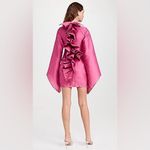 Oríré Women's Pink Dayar Ruffle Long Sleeve Satin Cocktail Dress, Size 2,$545 Photo 2