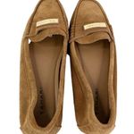 Tahari  Marilu Driving Loafers Suede Leather 7.5 Tan Rubber Sole Photo 8