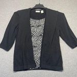 kim rogers Women's Cardigan Sweater Black PM Photo 0