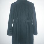 Guess  L Full Length Logo Lined Pea Coat Double Breasted Belted Wool in Black Photo 10