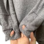 Athleta  Uptempo Long Sleeve Top Shirt Size Medium M Purple/Gray Spacedye Photo 5