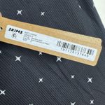 SKIMS  Soft Lounge Long Slip Maxi Dress Womens Small Onyx Sparkle Print Black Photo 7